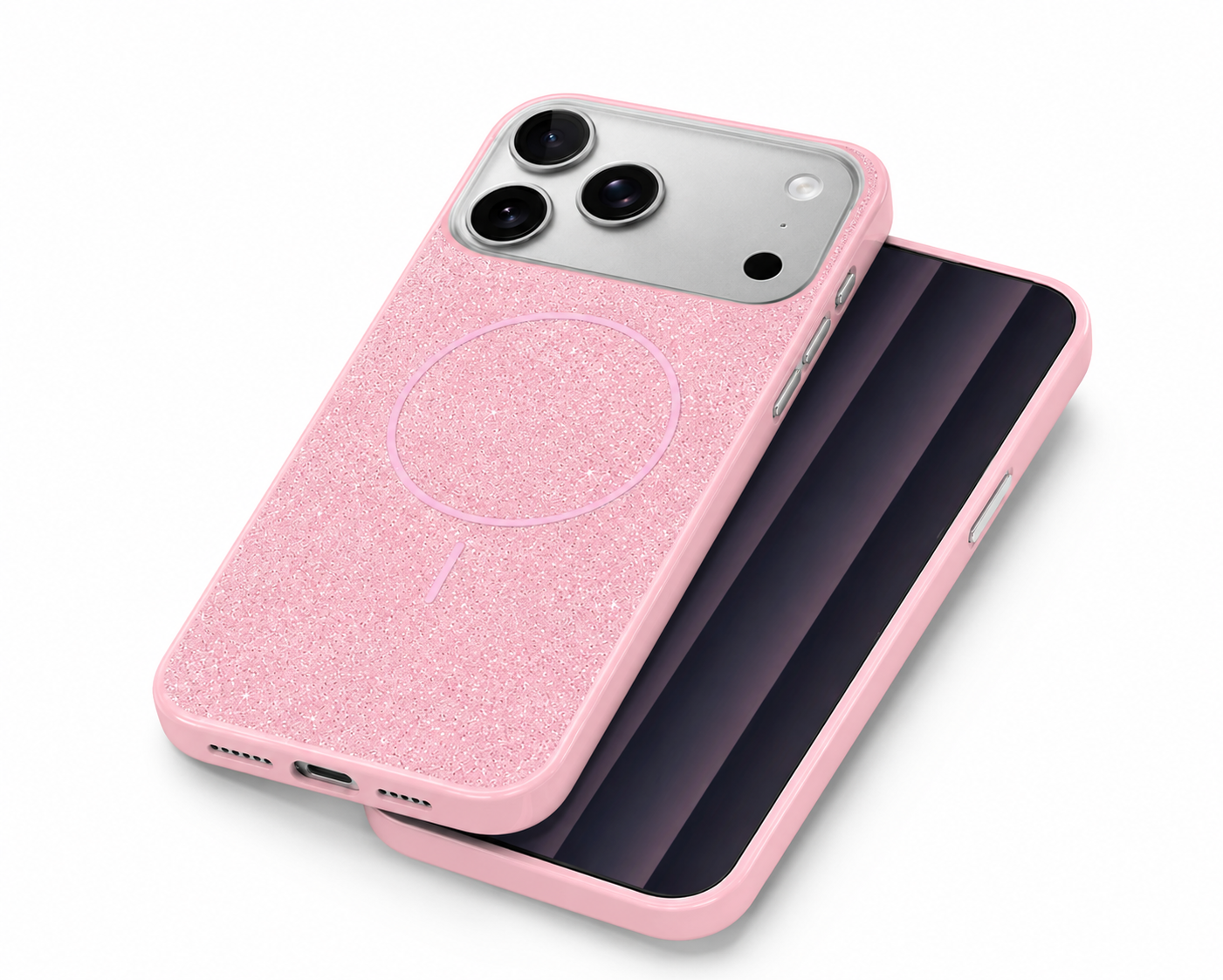 Shockproof Rose Gold Smartphone Case for Apple iPhone 17 Pro Max – Premium Mobile Cover