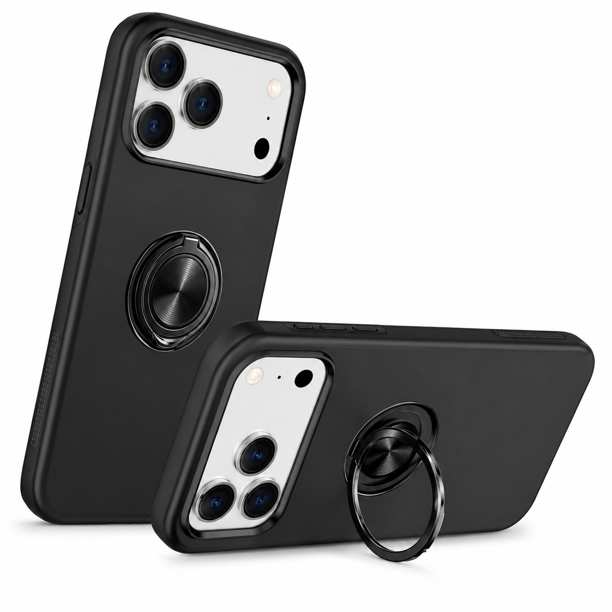 Apple iPhone 17 Pro Max Protective Case, Black Shockproof Phone Case, Magnetic Mobile Cover