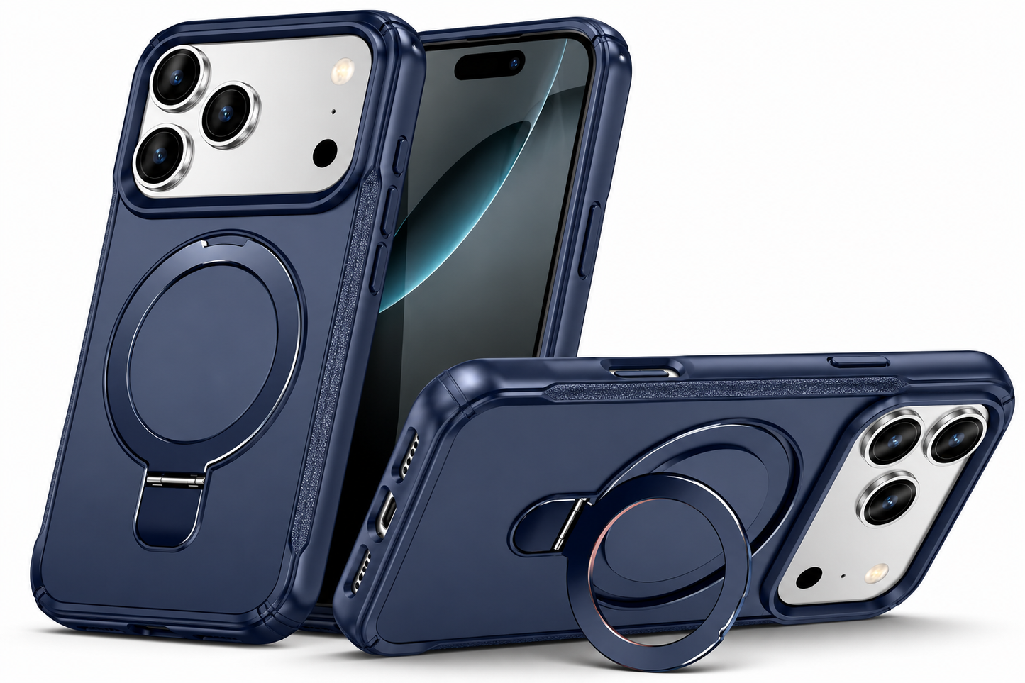 Premium Blue Protective Case, Drop Protection Phone Case, Designer Mobile Cover