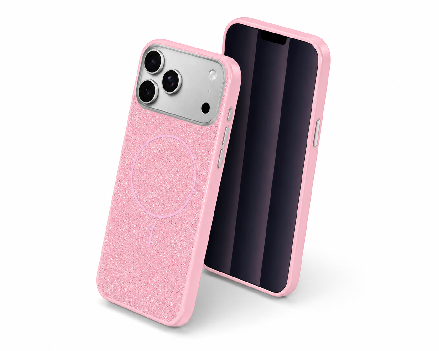 Slim Glitter MagSafe Protective Case for Apple iPhone 17 Pro Max with Camera Protection