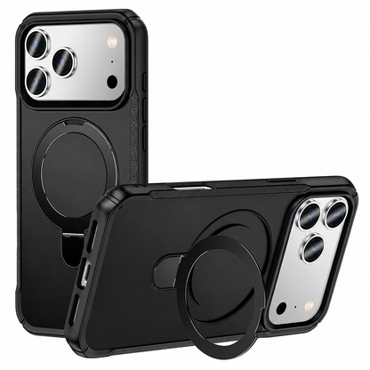 Black MagSafe Vivid Design Case, Apple iPhone 17 Pro Case, Shockproof Phone Cover, Protective Mobile Case