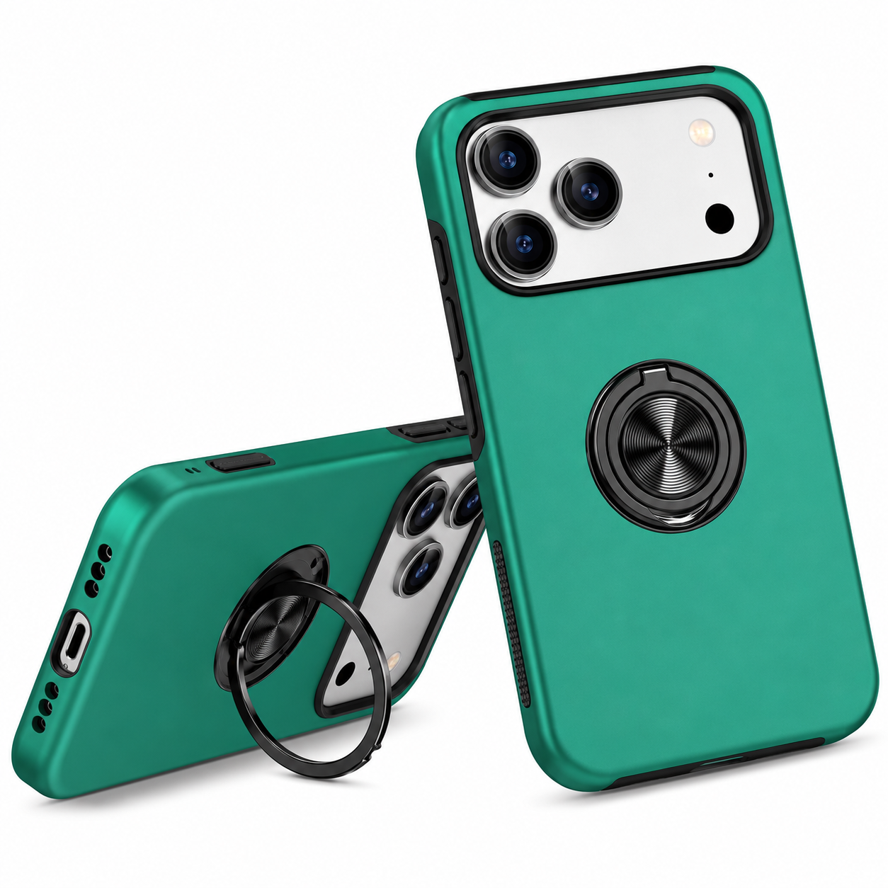 Apple iPhone 17 Pro Max Protective Case, Midnight Green Shockproof Phone Case, Magnetic Mobile Cover