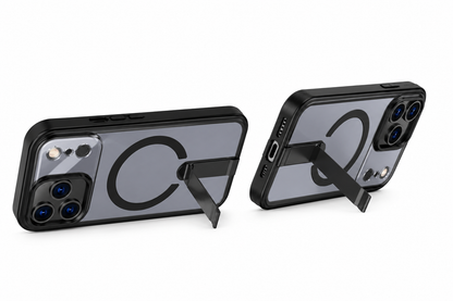 Slim Shockproof MagSafe iPhone 18 Pro Max Case with Kickstand and Camera Protection