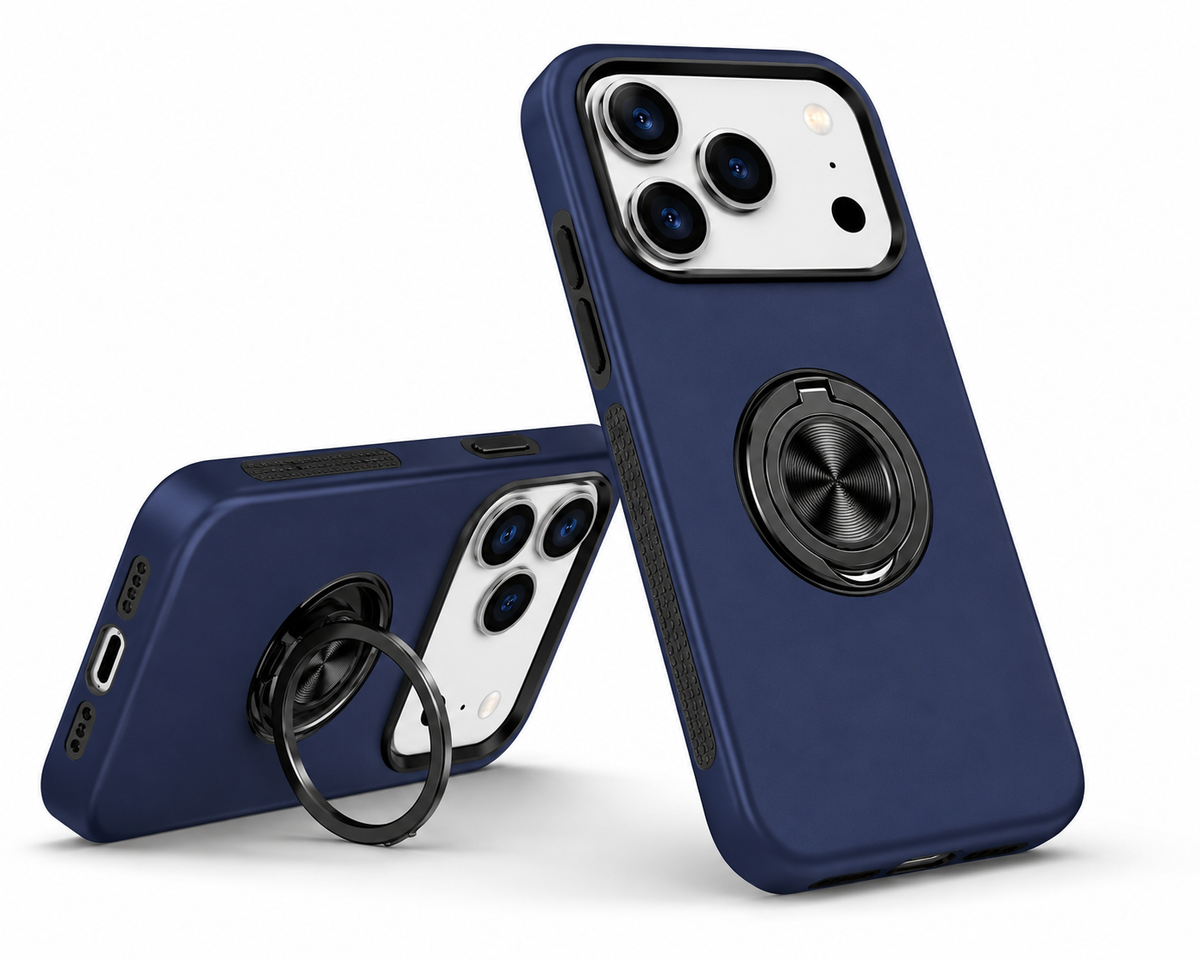 Navy MagSafe Case, Wireless Charging Compatible Phone Case, Designer Mobile Cover