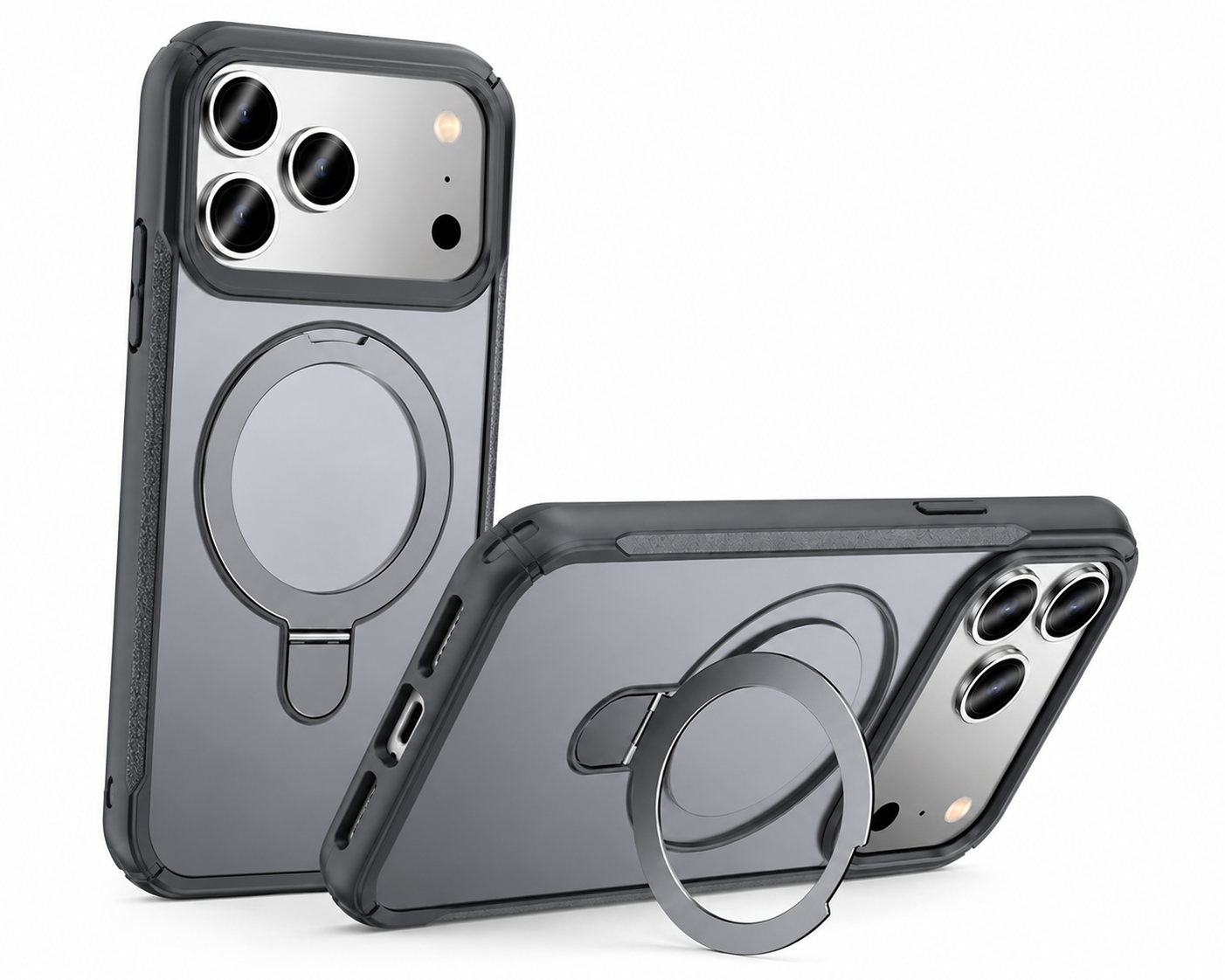 Apple iPhone 17 Pro Max Grey Case, MagSafe Compatible Cover, Drop Protection Phone Case