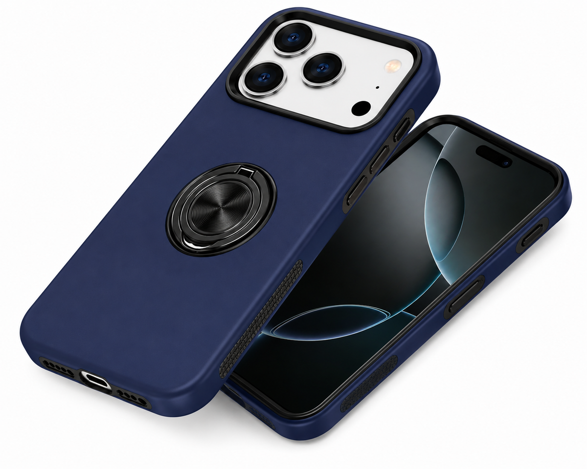 Invisible Ring Stand Case, Military Grade iPhone 18 Pro Max Case, Premium Protective Phone Cover