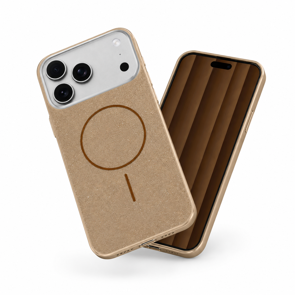 Premium MagSafe Case, Sparkle Phone Cover, Military Grade Protective Case, Durable Smartphone Cover