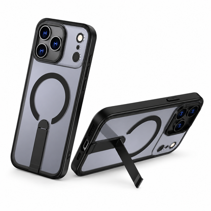 Premium MagSafe Phone Cover for Apple iPhone 18 Pro Max with Built-In Stand