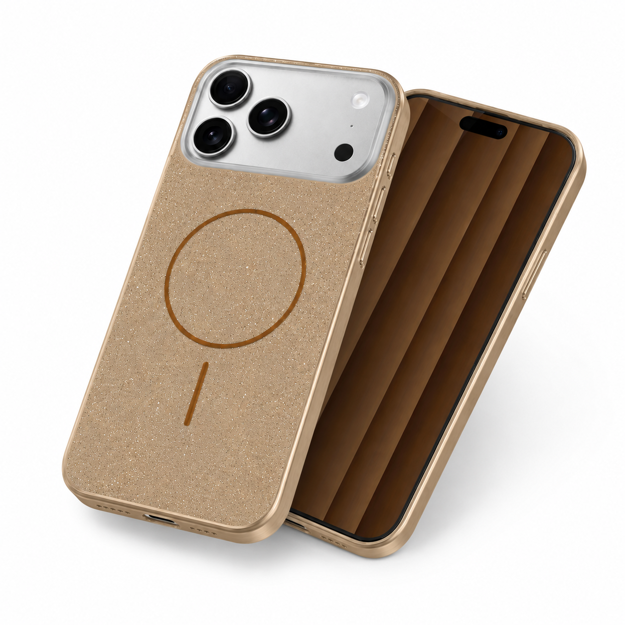 Slim Protective Phone Case, Desert Titanium Mobile Cover, Wireless Charging Compatible Case, Anti Scratch Phone Case