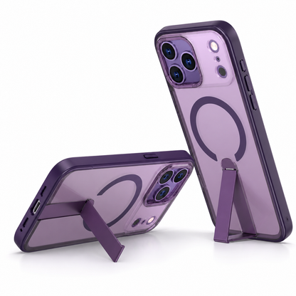Apple iPhone 17 Pro Max Purple MagSafe Kickstand Protective Mobile Cover