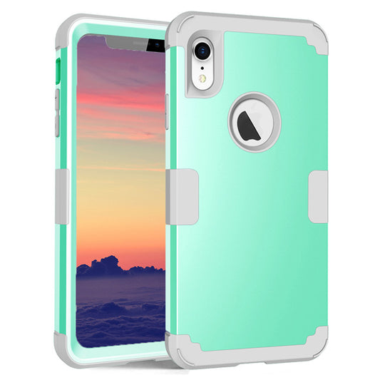 Protective Phone Case – Dual Layer Full Coverage Shockproof Rose Teal Tough Hybrid design