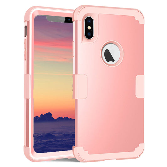 Protective Phone Case – Dual Layer Full Coverage Shockproof Rose Gold Tough Hybrid design